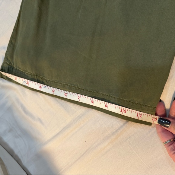 Zara Khaki Green Wide-leg Trousers - M  - Picture 7 of 12